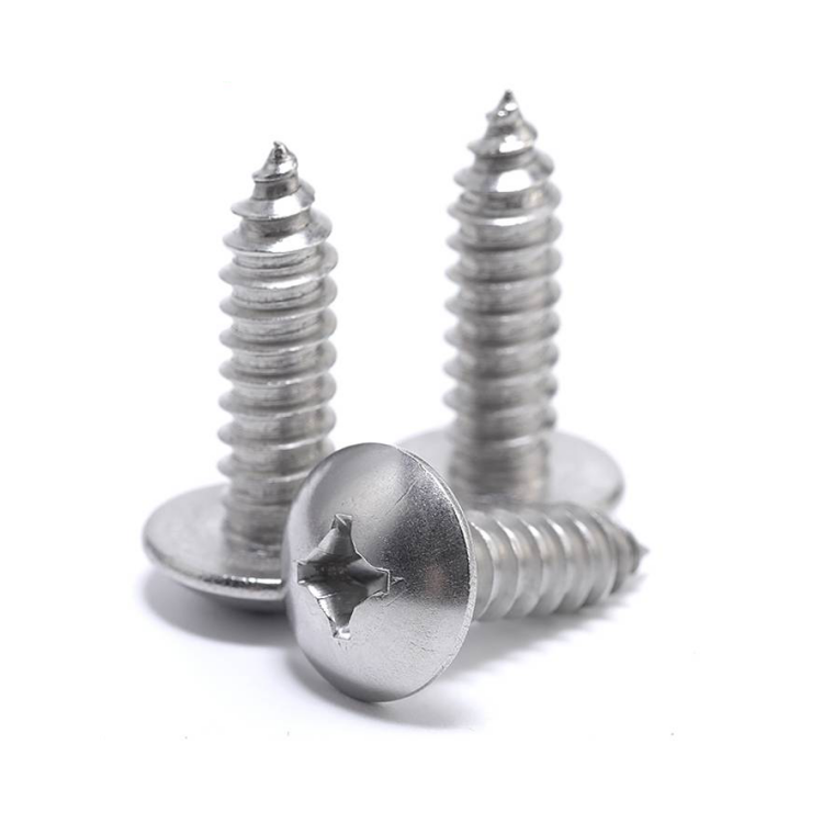 Cross large flat head tapping screw TA mushroom head pointed tail wood screw umbrella head tapping screw