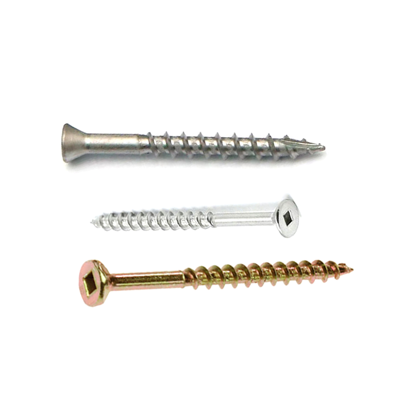 Square Head Wood Screws Custom for Furniture Stainless Steel 304 316 knife Drive Flat Countersunk Square Head Tapping Screws