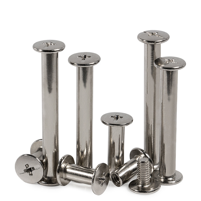 High quality length ledger rivet binding stainless steel female rivet double side locking nut