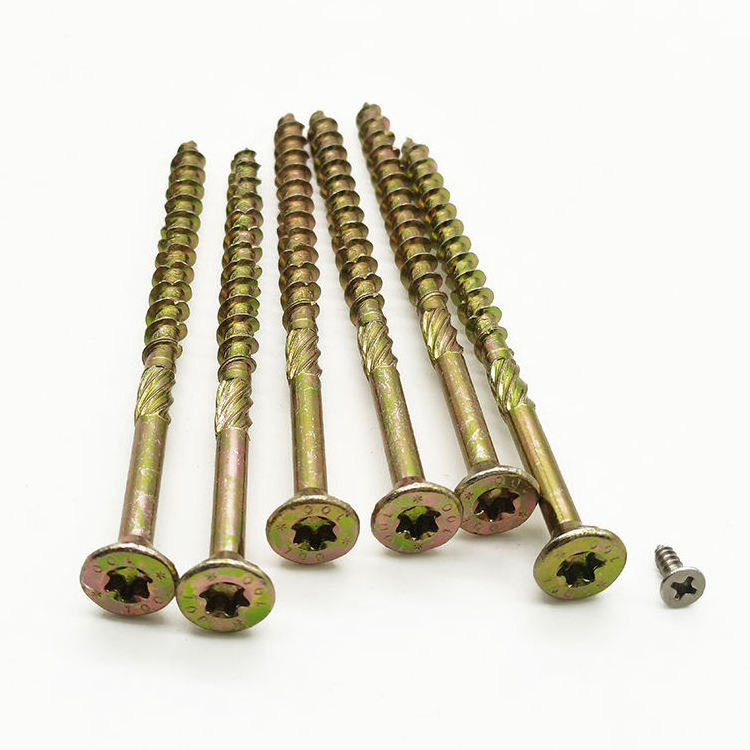 Custom Stainless Steel 304 Torx Head Drive Wood Screws Self Tapping Drilling Decking Screw Pocket Hole Screw for Furniture