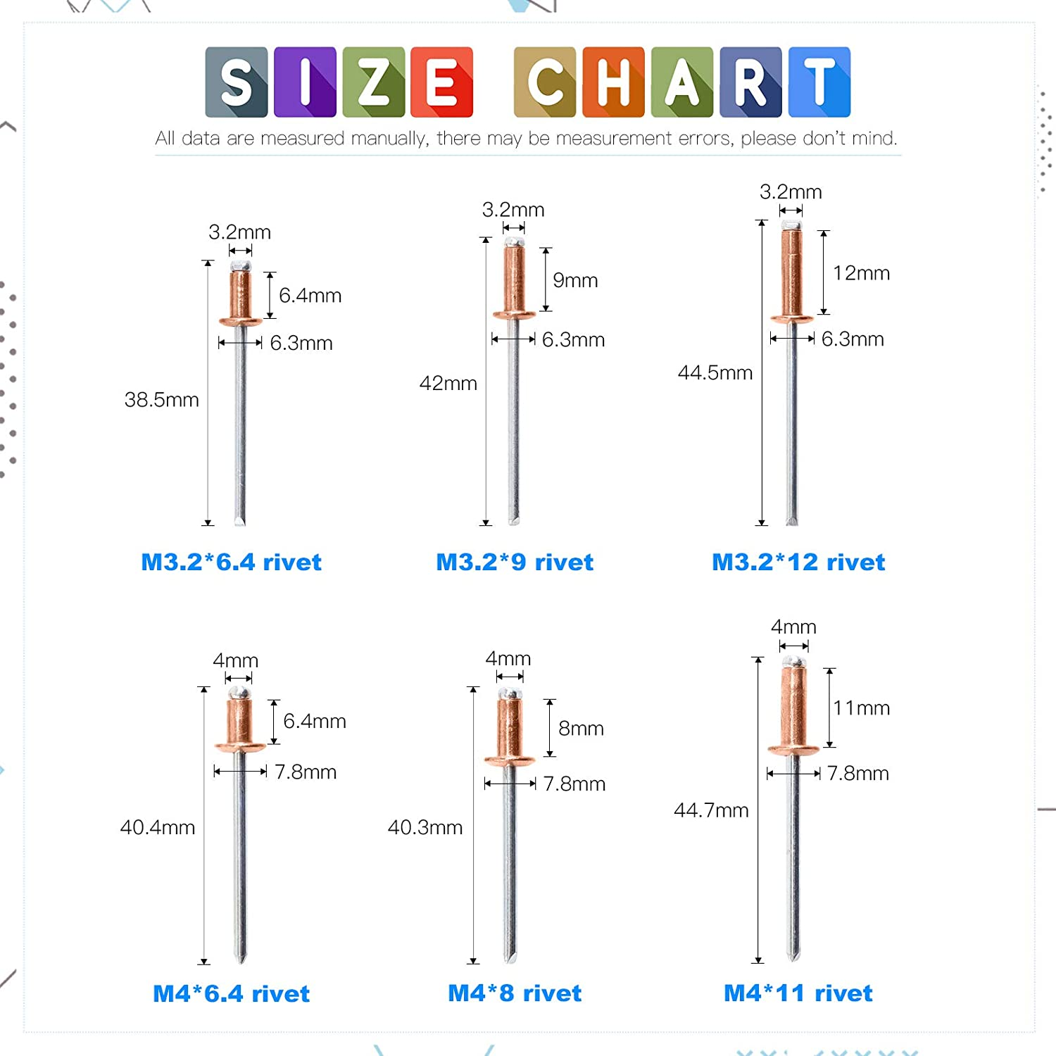 M3 M4 open domed countersunk head pop rivet screw aluminum blind rivet