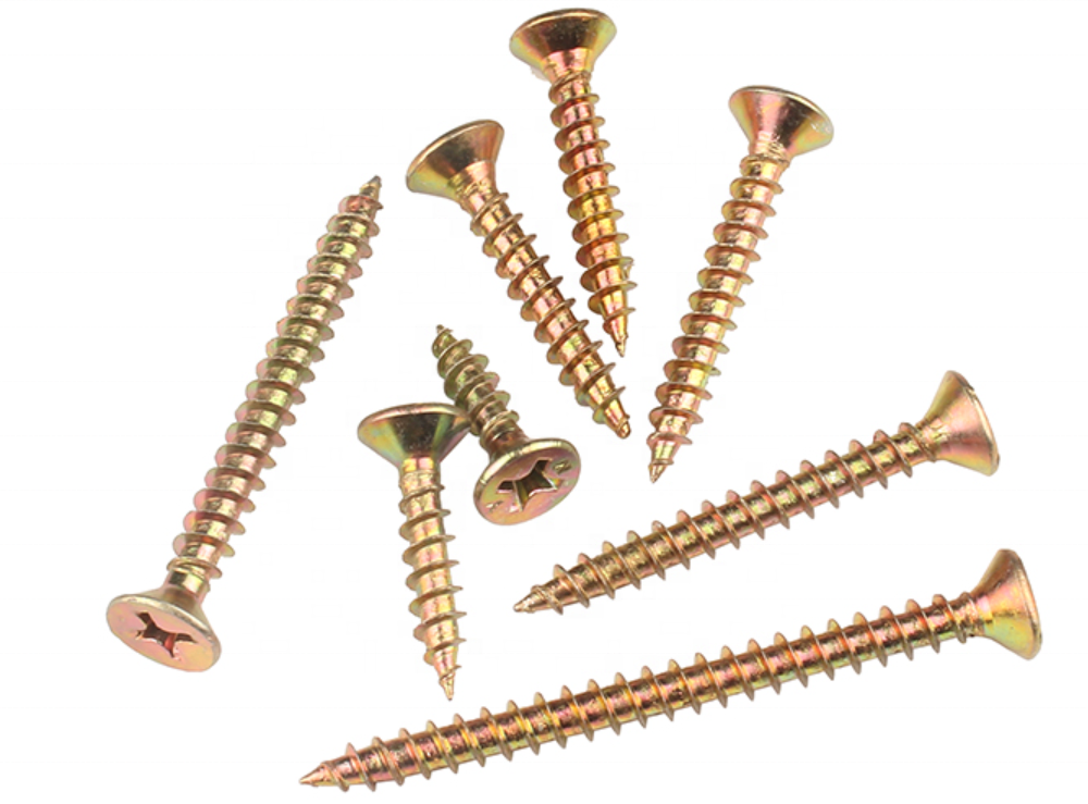 Pan flat head screw torx square drive robertson wood self tapping decking screws stainless steel