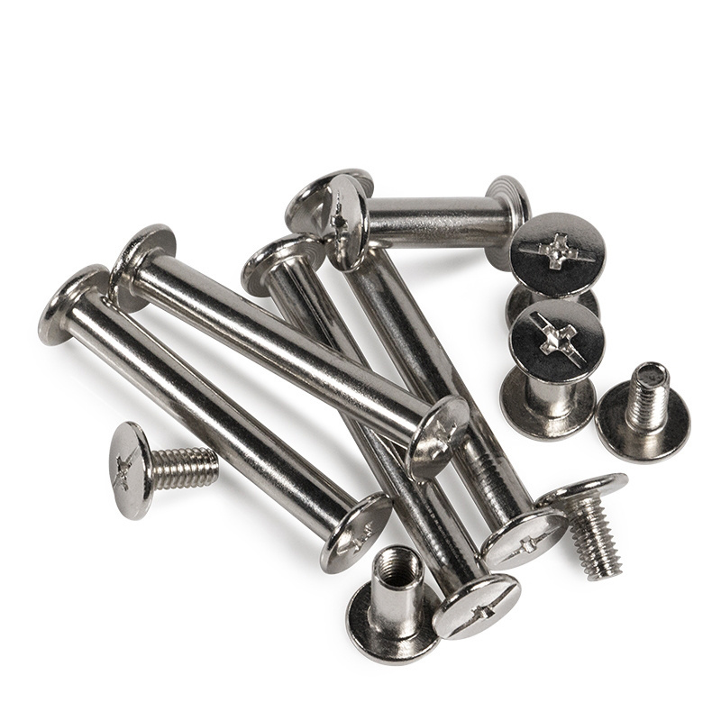 High quality length ledger rivet binding stainless steel female rivet double side locking nut