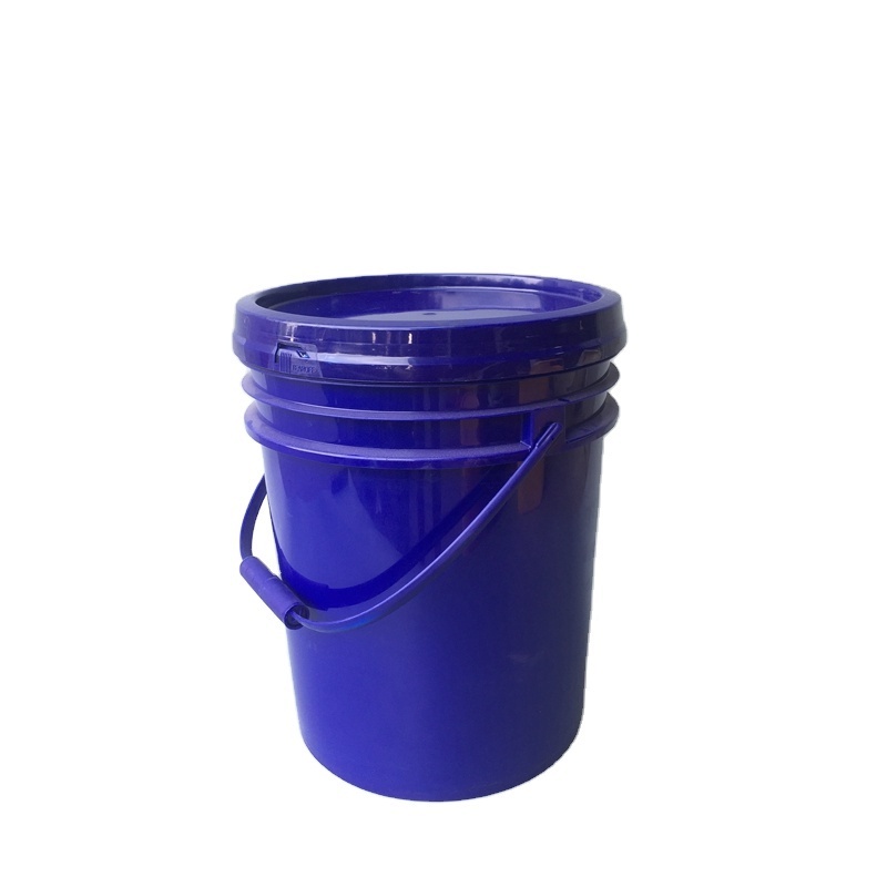 Manufacturer PP Plastic Protein buckets with Lid China Customized LOGO printing Pcs Color Powder Screw Material for build