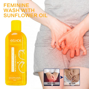 100% Natural Feminine Care Sunflower Oil Rose Essential Oil Refresh Female Body Wash Liquid Soap Shower Gel With Cooling Effect