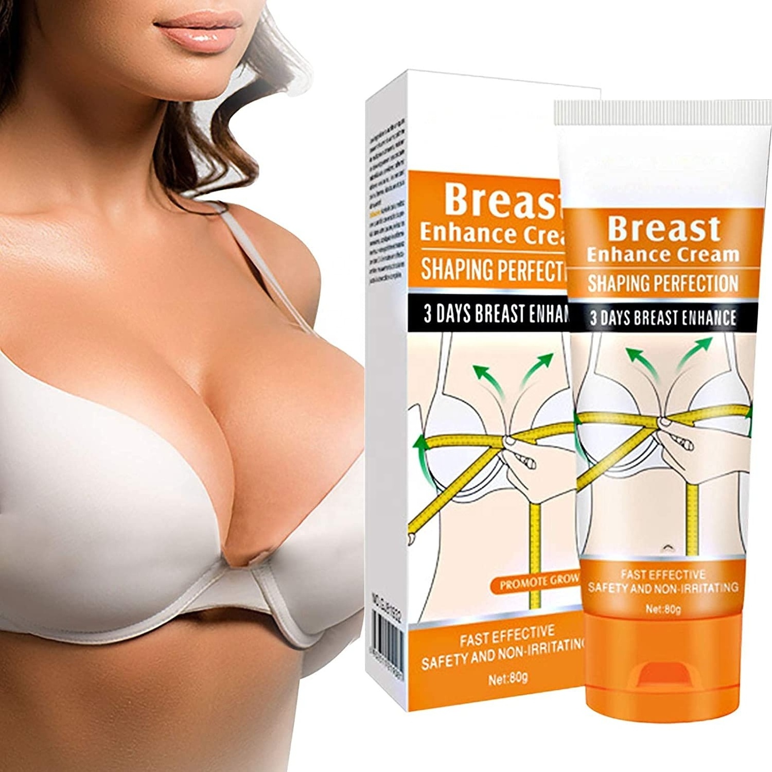 Hot Breast Enhancement Cream,Breast Enhancer Enlargement Cream Clinically Proven for Bigger Full Firming Lifting Breasts