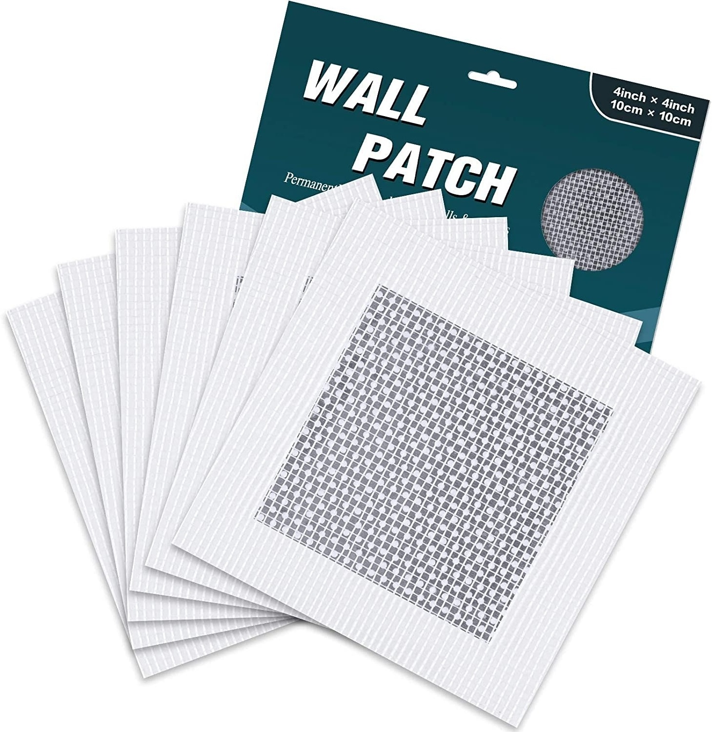 Self Adhesive Drywall Repair Patch Fiberglass Mesh Wall Screen Repair Patch Plate for Aluminum Metal Sheetrock Ceiling