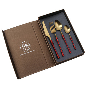 D041 Hongda 304 18/10  European Style Restaurant Flatware Hotel Stainless Steel Metal Cutlery Set