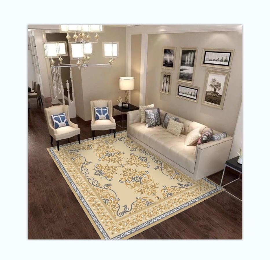 Hot selling  3D printed bright rugs carpet broadloom Persian  Carpet and mauve utility rug