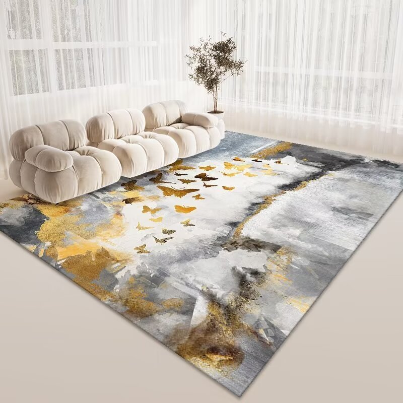 Hot selling carpets living room large abstract geometric China carpet factory provided home decor carpets and rugs