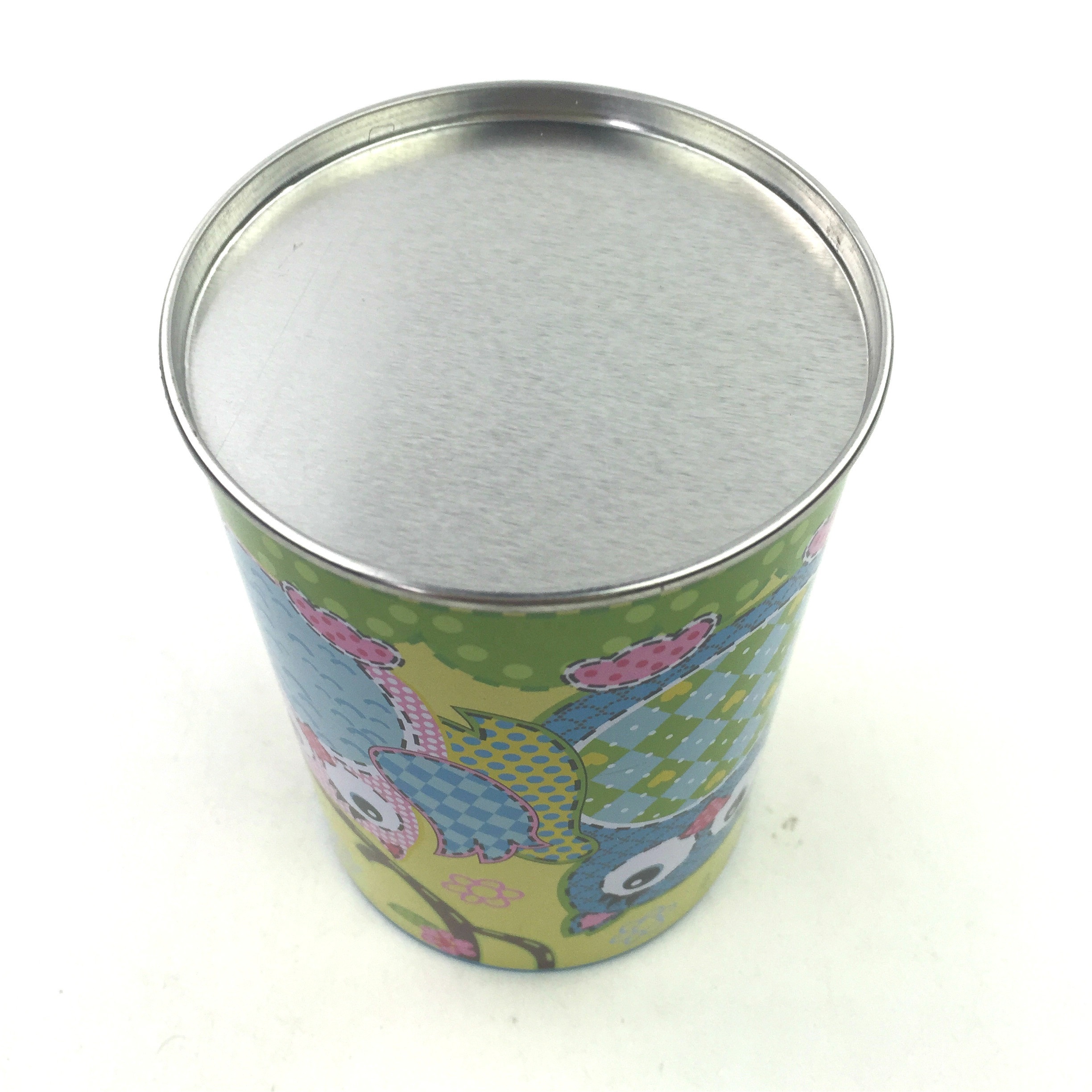 Professional custom colorful empty gift tin box coin bank tin can