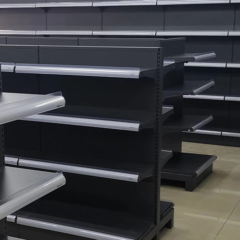 gondola shelving white Available in stock retail store shelving display wire mesh pack panel supermarket rack