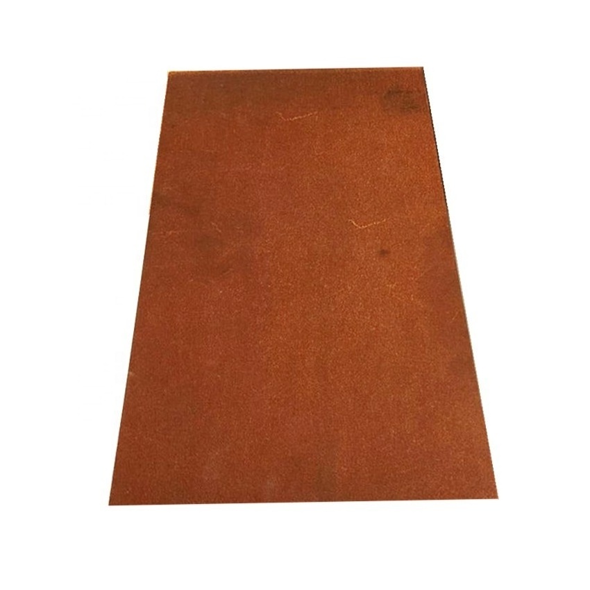 low cost astm a242 a588 a606 pre weathered weathering rusted surface treatment corten rusting steel plate landscaping price list