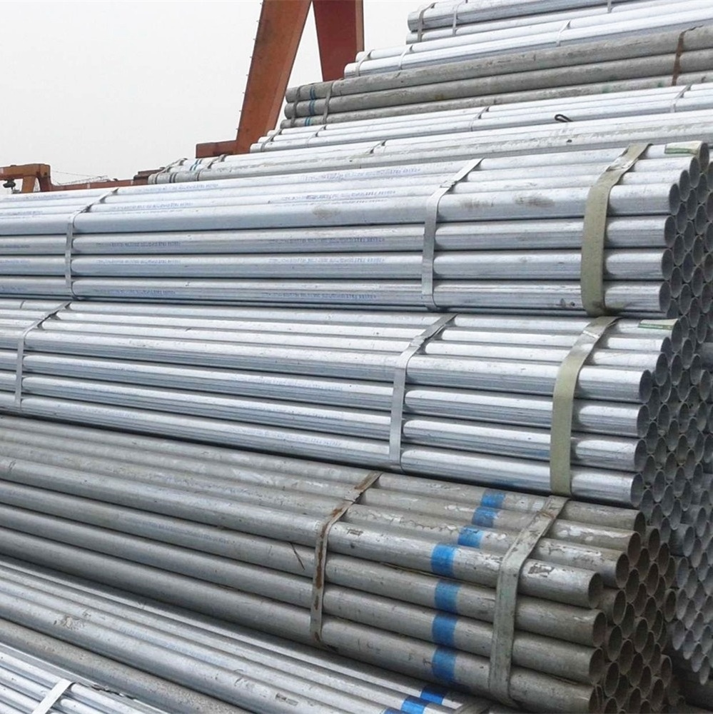 Chinese Supplier Hot Dipped Standard Size Bs 1387 Galvanized Carbon Iron Steel Seamless Round Gi fire pipe Price For Sale