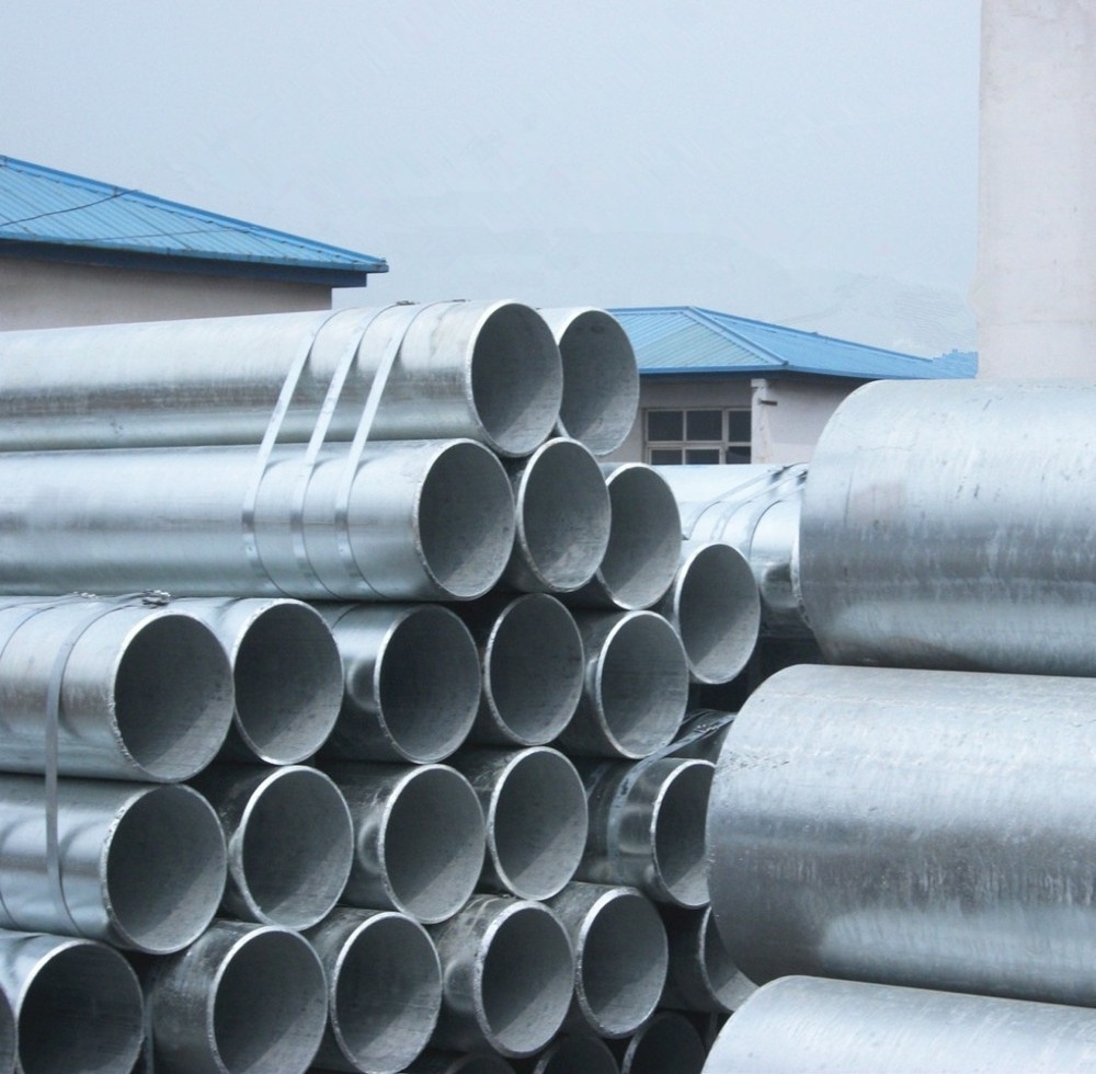 Chinese Supplier Hot Dipped Standard Size Bs 1387 Galvanized Carbon Iron Steel Seamless Round Gi fire pipe Price For Sale