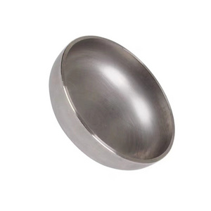 3mm stainless steel bowl lid end cap for pipe to weld carbon steel pipe fittings