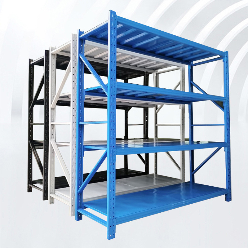 metal warehouse metal shelving medium duty shelf 3 tier storage rack 2 ton