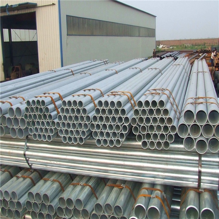 welded Galvanized Steel Frame Structure Galvanized Tubes For Greenhouse hot dipped galvanized steel pipe