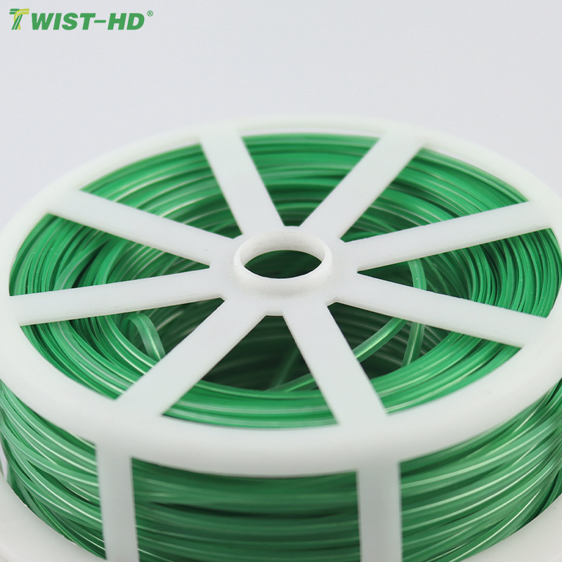 25M*2.5mm*0.42mm Twist Tie Garden Soft Tie for Plant Support Garden Twist Band Wire