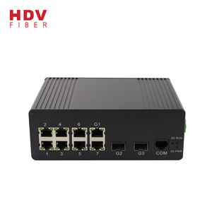 Switch 8 Port With 2 SFP Gigabit Managed Industrial Ethernet Switch