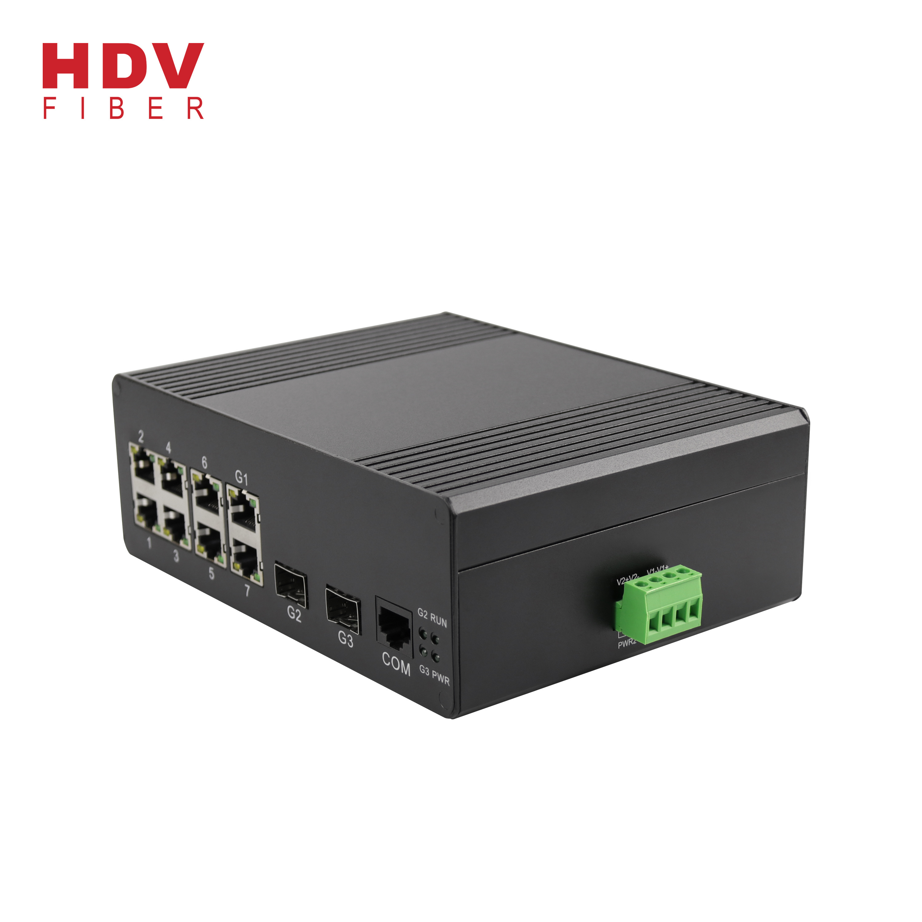 Switch 8 Port With 2 SFP Gigabit Managed Industrial Ethernet Switch