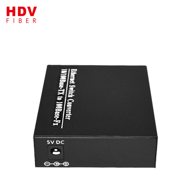 10/100/1000M adaptive CCTV Ethernet  FTTH media converter SC duplex connector