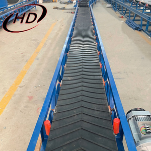 Customized 800mm width 18 meter length belt conveyor for barley