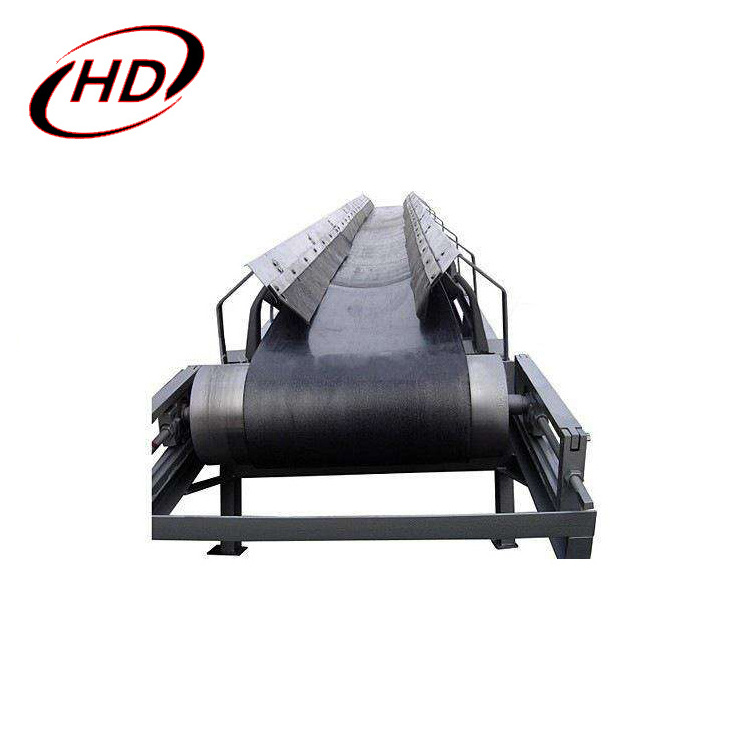 Horizontal belt conveyor for firewood and corn powder/fixed conveying system