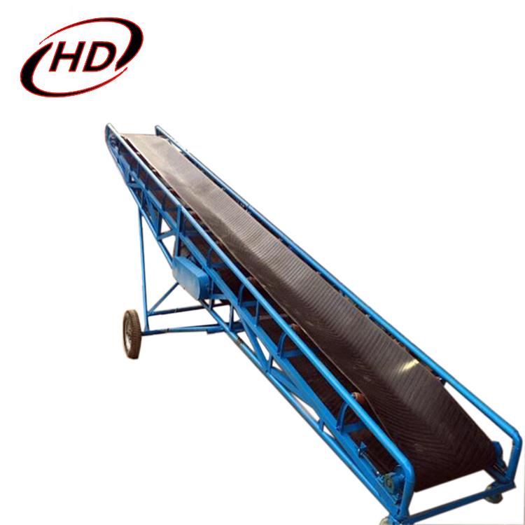 15m 20m 30m mobile incline belt conveyor for truck container loading unloading