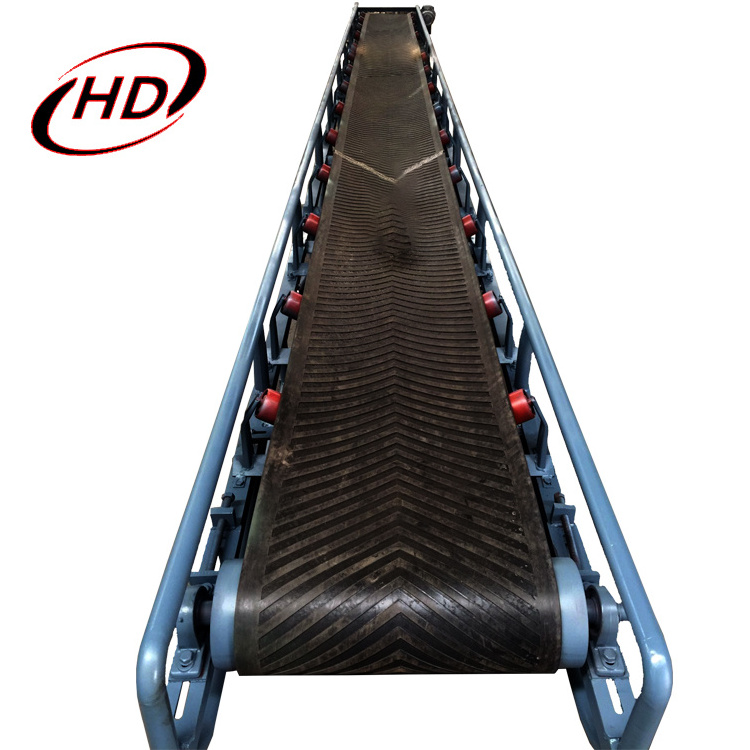 Horizontal belt conveyor for firewood and corn powder/fixed conveying system