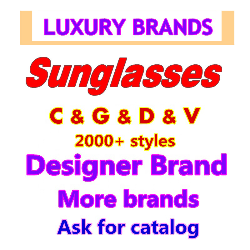 High quality new arrivals famous 2024 men luxury brand glasses women designer brand sunglasses with box