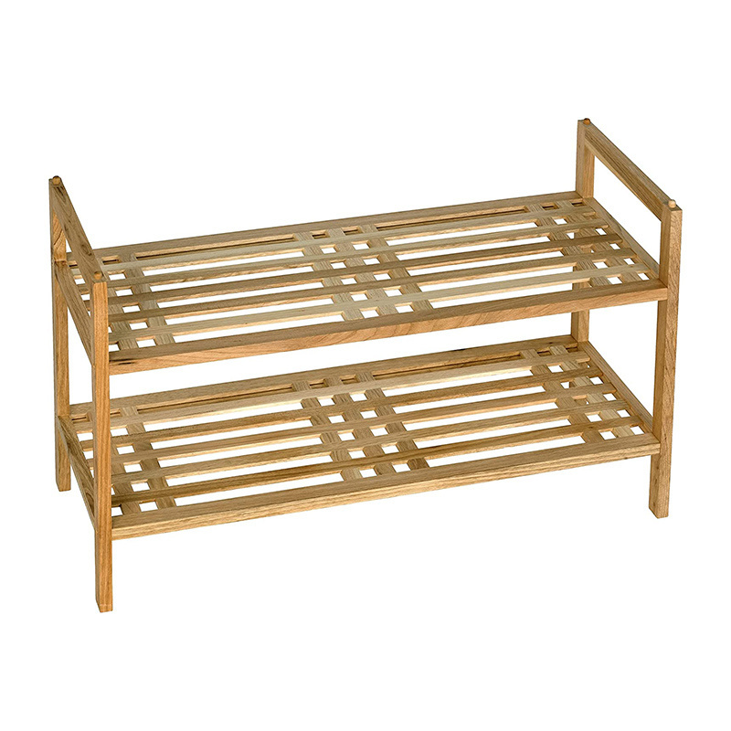 New Products Bamboo Stackable Foldable Shoe Racks Storage Organizer Shoes Shelf Wooden Modern Shoe Rack