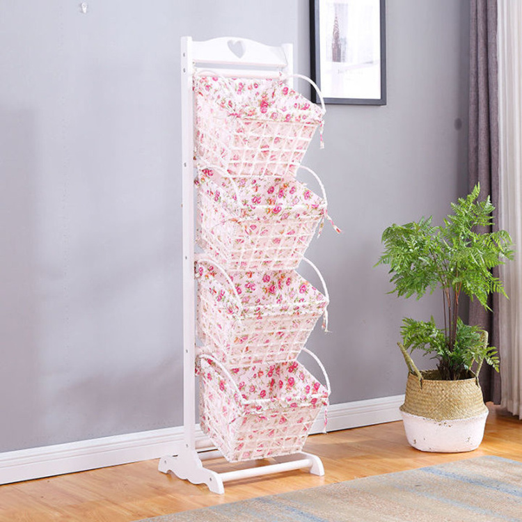 Cotton rope storage basket woven storage basket storage baskets rack for organizing