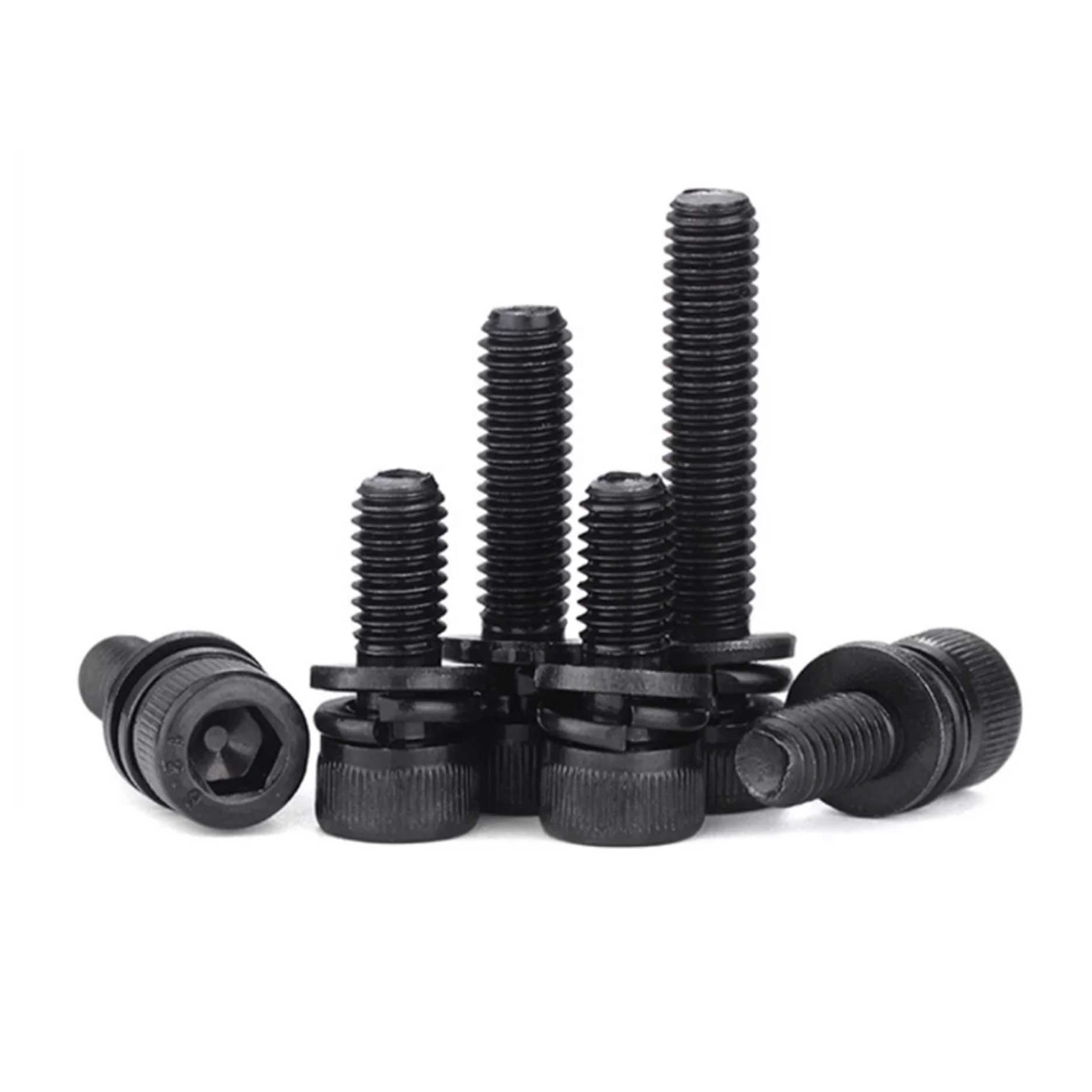 Din912-8.8/10.9/12.9 level full thread half thread black high-strength hexagonal socket cup head