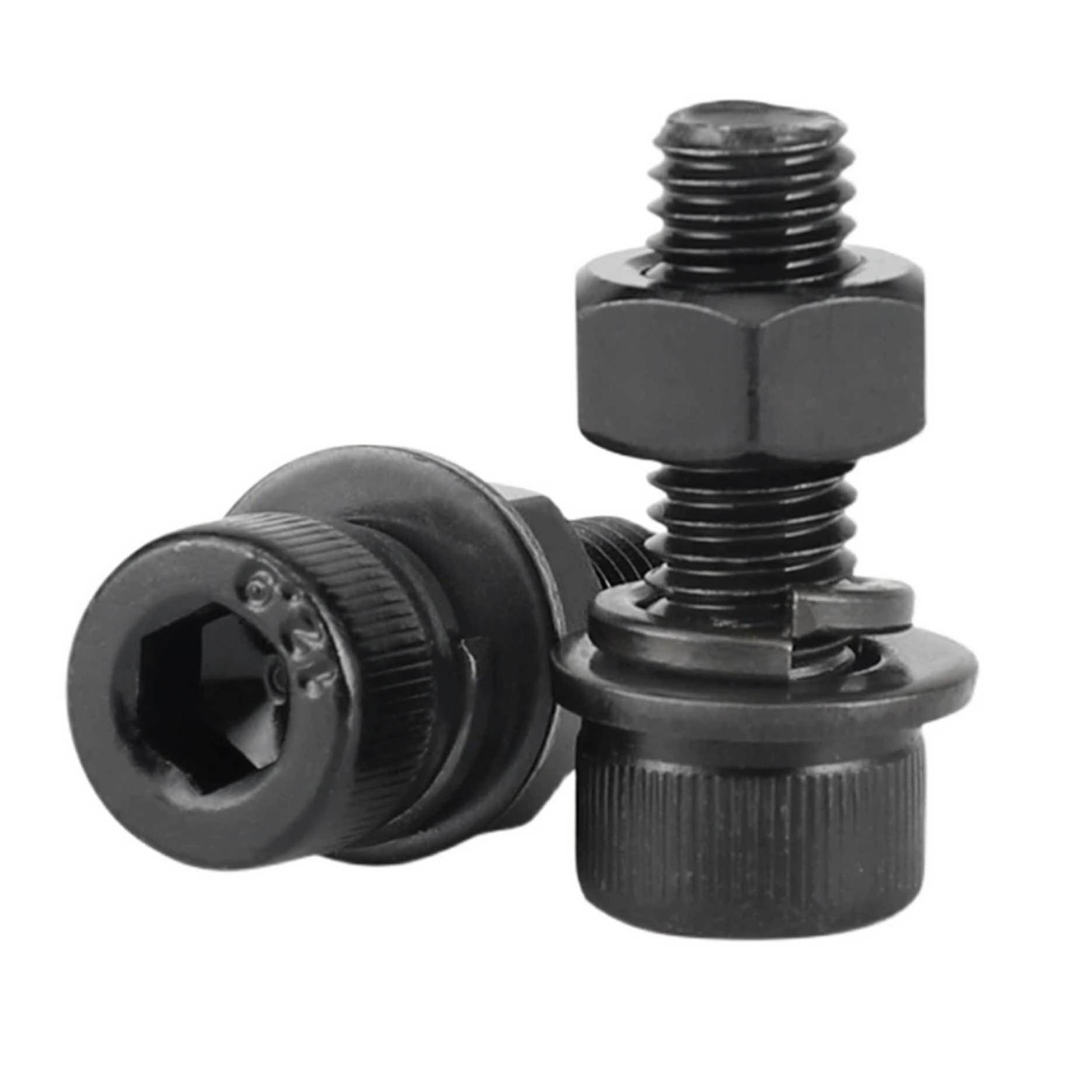 Din912-8.8/10.9/12.9 level full thread half thread black high-strength hexagonal socket cup head