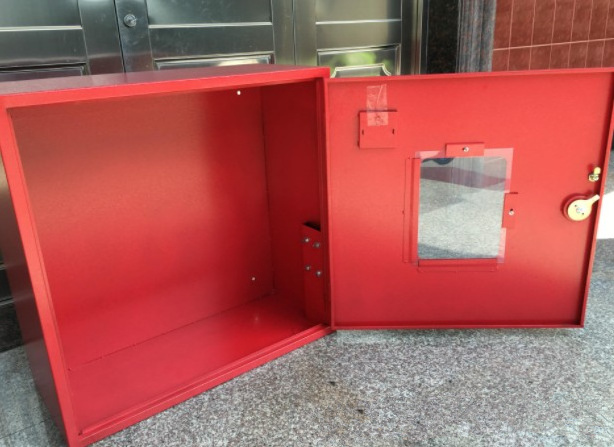 Factory price firefighting equipment fire hose reel box fire extinguisher box with fire accessories