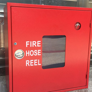 Factory price firefighting equipment fire hose reel box fire extinguisher box with fire accessories