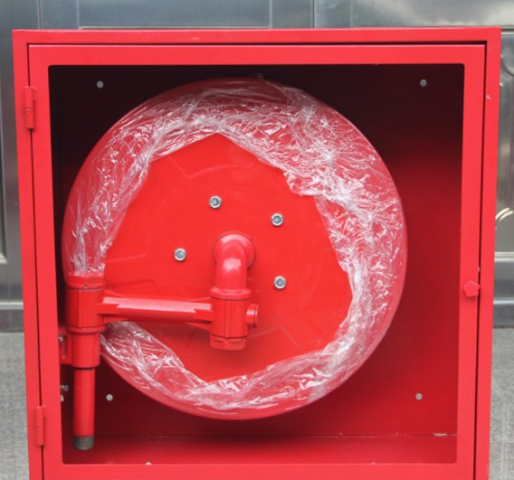 Factory price firefighting equipment fire hose reel box fire extinguisher box with fire accessories