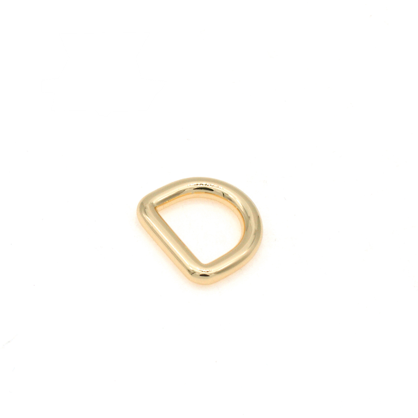 Handbag Accessories Custom Metal D Rings Hardware 15mm 18mm Rose Gold Silver Gold D Ring Metal D Ring Bag Buckle for Handbags