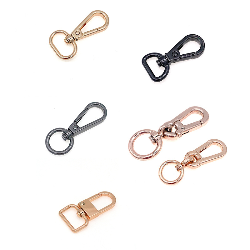 Wholesale 25mm Metal Colorful Trigger Leash Claw Hook Key Lobster Clasp Swivel Snap Hooks For Purse Handbags