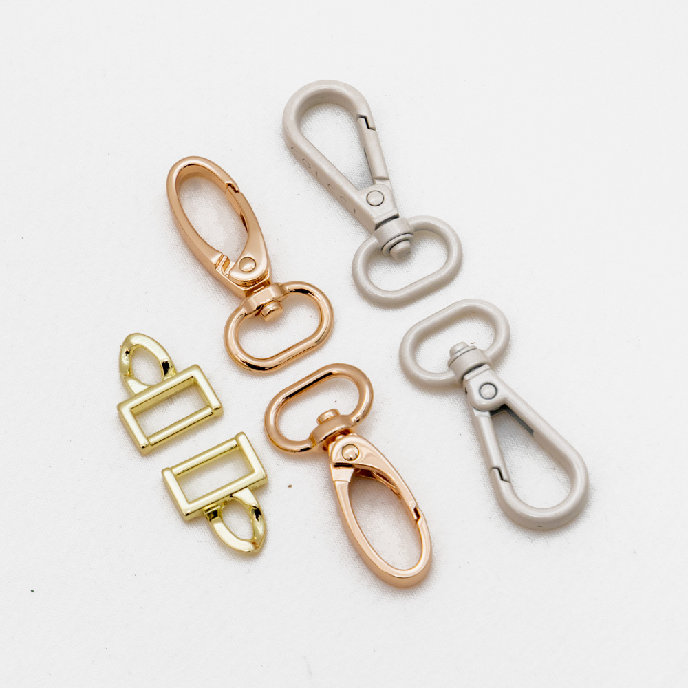 metal handbag hardware swivel hook bag accessories zinc alloy swivel snap hook for handbag