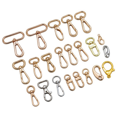 metal handbag hardware swivel hook bag accessories zinc alloy swivel snap hook for handbag