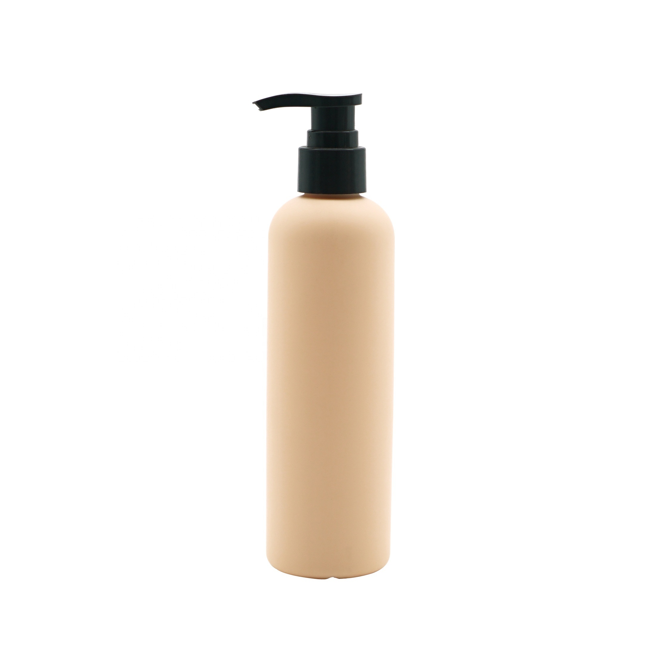 private label hdpe plastic bottle for lotion Haodexin cheap empty soap bottle 8oz light orange shampoo bottle for bathroom