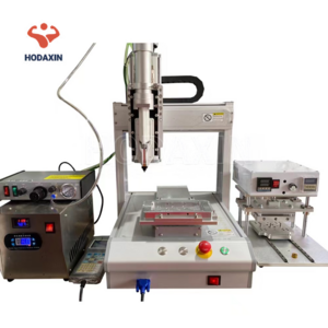 HODAXIN High Precision 3 Axis Automatic Semi-auto Desktop Needle CNC UV Pu  AB Hot Melt Glue Dispensing Dispenser Machine