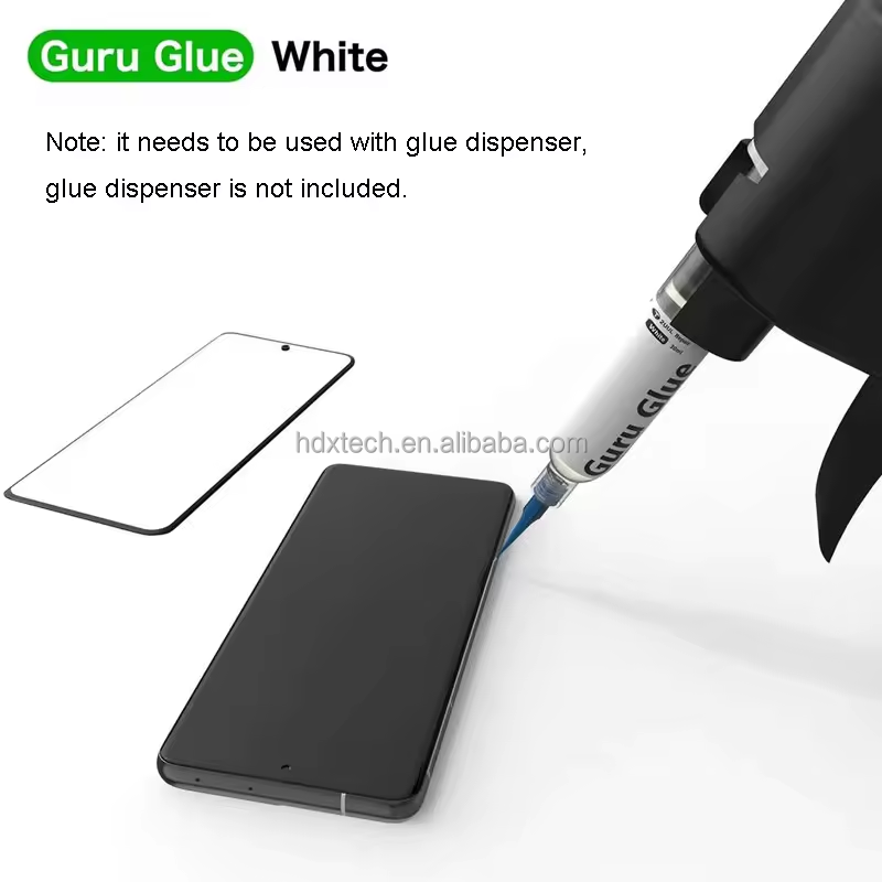 2UUL Guru Glue Black White Soft Buffer Adhesive Repair Glue for Mobile Phone LCD Touch Screen Frame Back Glass Repair