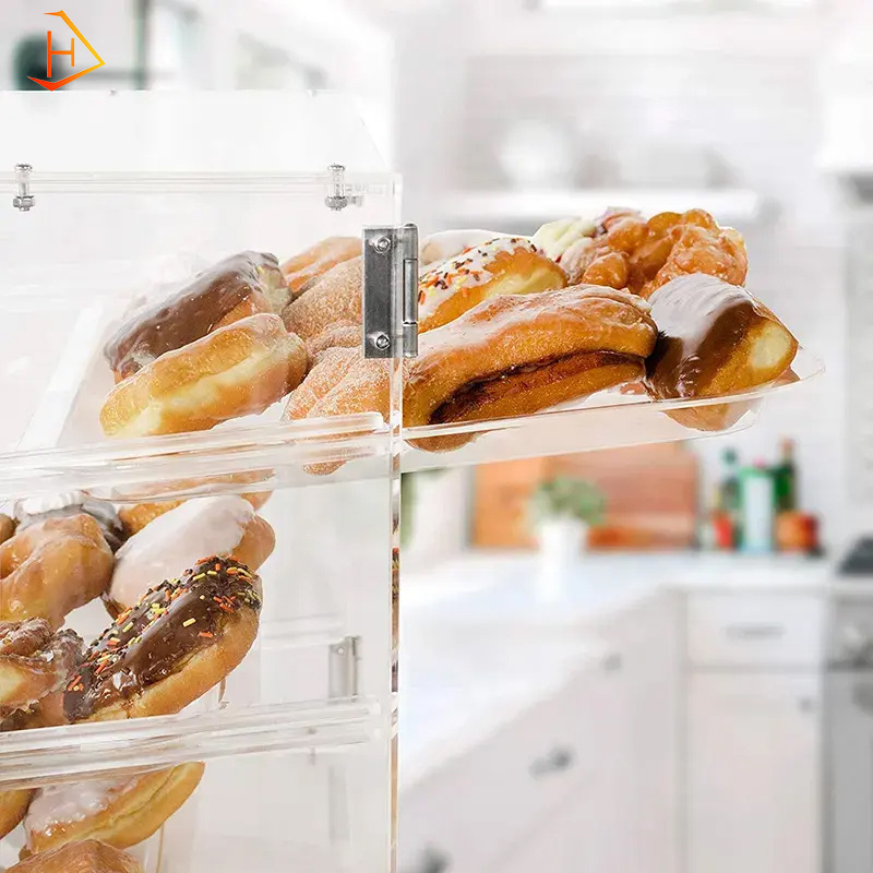 Custom Acrylic Bakery Counters Bread Display Cabinets Baking Display Cabinets Are Used To Display Pastries And Donuts