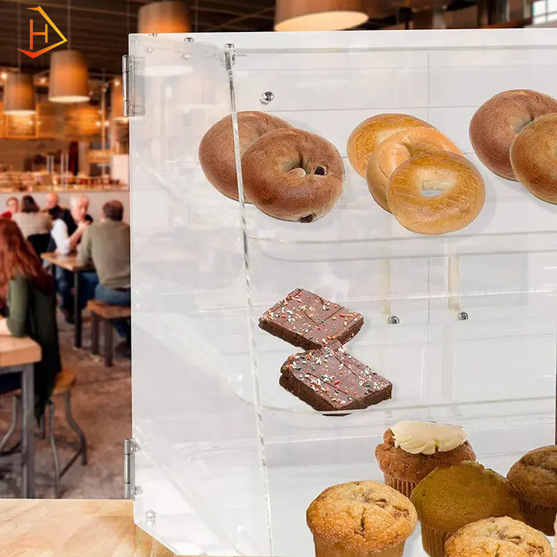 Custom Acrylic Bakery Counters Bread Display Cabinets Baking Display Cabinets Are Used To Display Pastries And Donuts