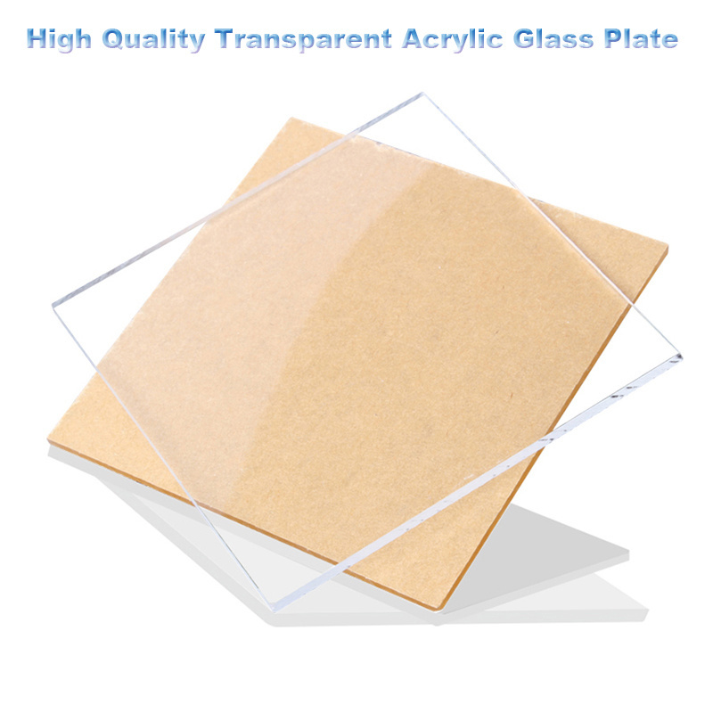 Clear Acrylic board Organic Plastic sheet Glass methacrylate Plate Thickness Custom Acrylic Sheet