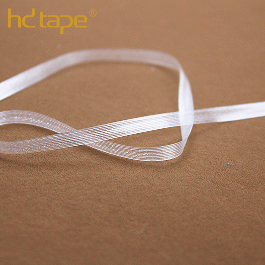 Polyurethanes garment accessory TPU elastic strip embossed mobilon tape