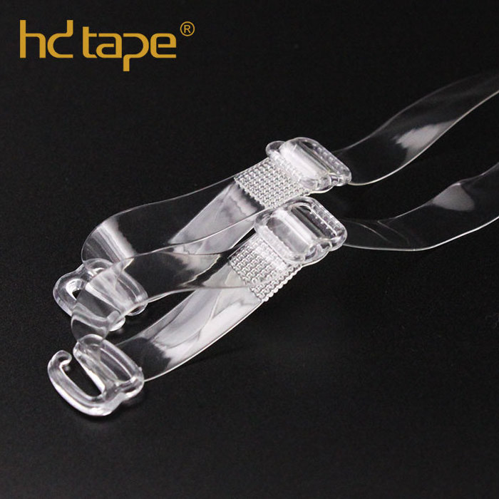 Plastic silicone TPU clear transparent elastic bra strap